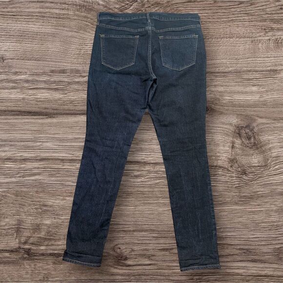 Old Navy Original Mid Rise Skinny Jeans Blue Size 12 Long Preowned EUC - Picture 2 of 6
